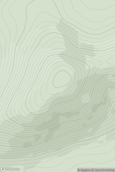 Thumbnail image for Sron Gharbh [Tongue to Wick and Helmsdale] showing contour plot for surrounding peak